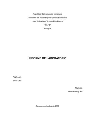 informe de laboratorio