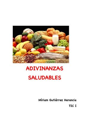 Adivinanzas Saludables