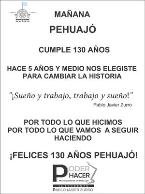 Suplemento 130 Aniversario de Pehuajó