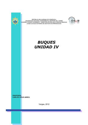 BUQUES UNIDAD IV