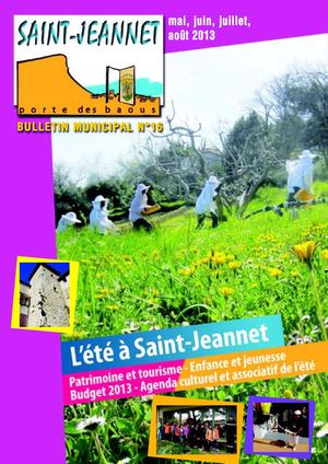 Saint-Jeannet (06640), Bulletin Municipal N°16, mai, juin, juillet, aout 2013
