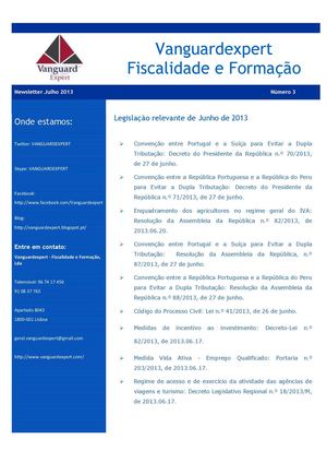 Newsletter Julho 2013