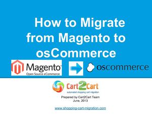 How to Migrate from Magento to osCommerce