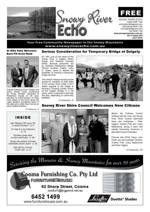 Snowy River Echo #104 July 2013