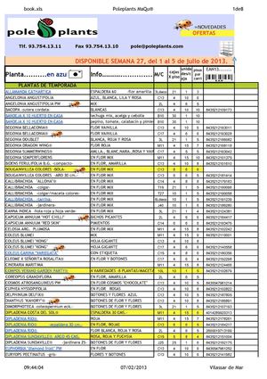 DISPONIBLE SEMANA 27