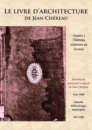 Chapitre 1 - Chéreau s'adresse au lecteur