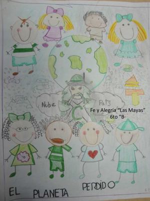 El Planeta perdido. Producción del Colegio Fe y Alegría “las Mayas”, para el concurso de  cuentos Aula 20.