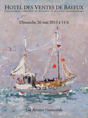 Catalogue Vente artistes normands Bayeux 26_05_2013