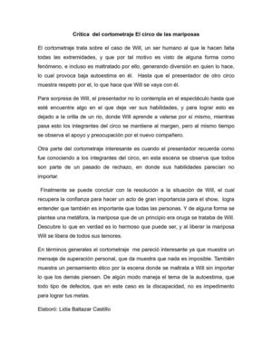 El circo de las mariposas (Lidia B.C)