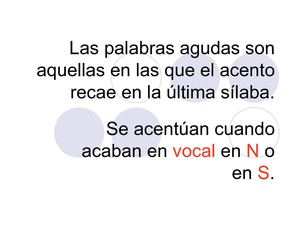 unidad 2 .Palabras agudas