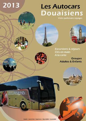 Brochure des Autocars Douaisiens saison 2013