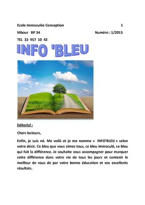 info Ecole ic Mbour