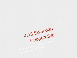 sociedad cooperativa, franquicias y holding