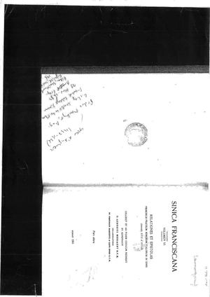 Sinica Franciscana, volumen VI, ed. G. Mensaert
