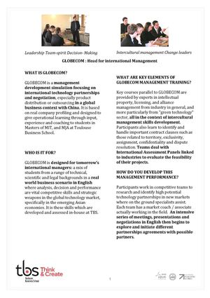 TBS MS MJA Plaquette Globecom