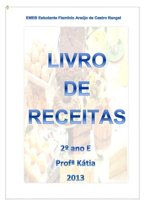 Livro de Receitas do 2ºE