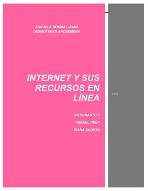internet y sus recursos en linea