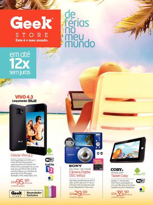 Encarte Geek Férias 