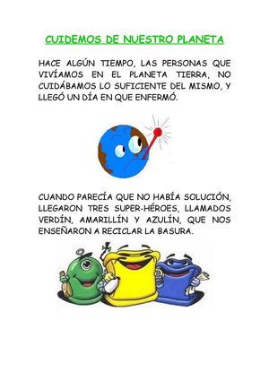 Cuidemos de nuestro planeta