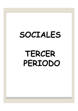 SOCIALES TERCER PERIODO