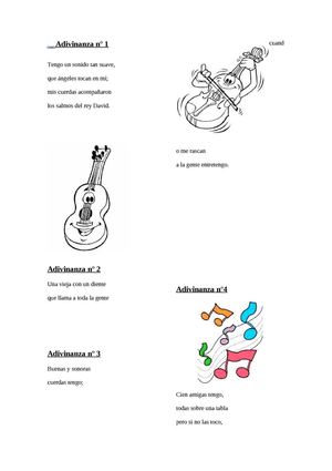 ADIVINANZAS MUSICALES