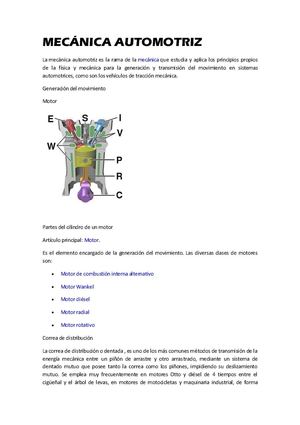MECÁNICA AUTOMOTRÍZ
