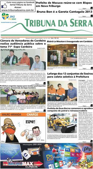 Jornal Tribuna da Serra - Cordeiro/RJ - Edição nº 464