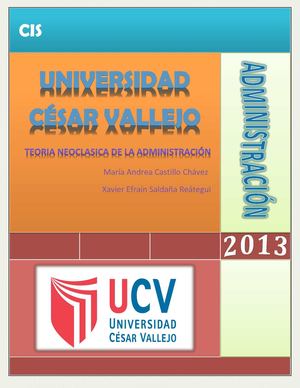 Teoría Neoclasica de la Administración 