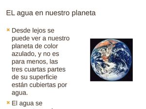 El agua en la naturaleza