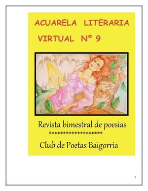 Revista Acuarela Literaria  Virtual nº 9