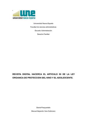 Revista Digital Articulo 89 Lopna