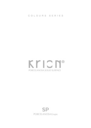 Colores krion porcelanosa