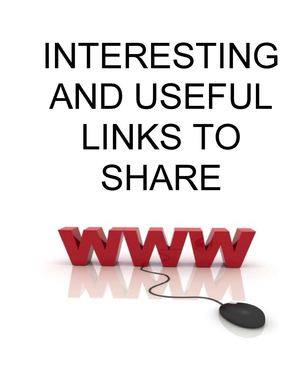 INTERESTING LINKS TO SHARE