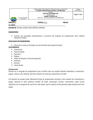 Guía de Scratch