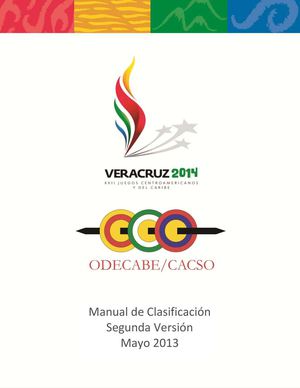 Manual de Clasificación Veracruz 2014