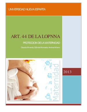 ART.44 DE LA LOPNNA