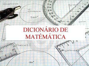 Dicionário de Matemática de Geometria
