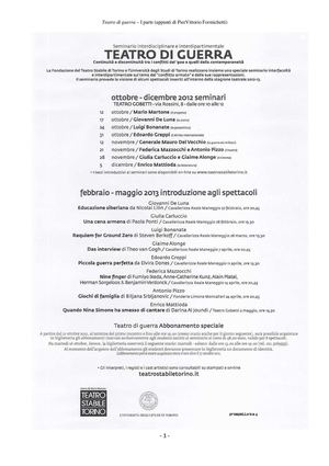 Teatro di guerra. Continuità e discontinuità tra i conflitti del '900 e quelli della contemporaneità