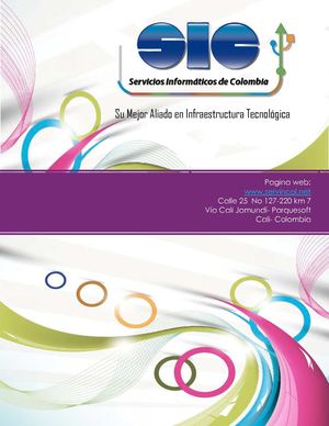 PORTAFOLIO DE SERVICIOS (Servicios Informáticos de Colombia) S.I.C