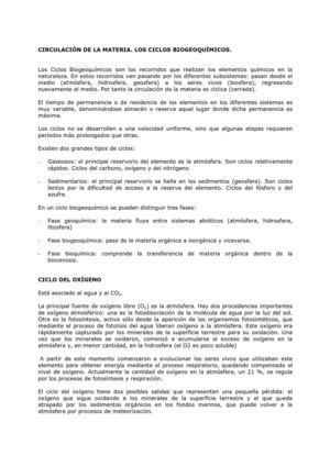 Ciclos Biogeoquimicos