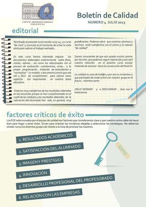 Boletín nº4 - Calidad CIPFP Misericorida