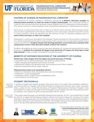 Pharmaceutical Chemistry Masters Degree