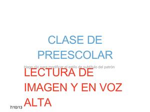 LECTURA DE IMAGEN