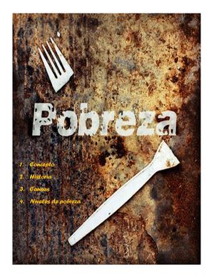 La pobreza