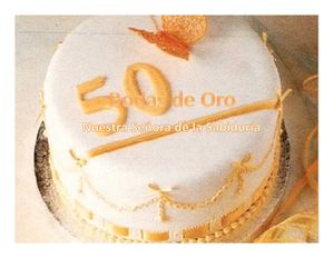 Aniversario de las bodas de oro del colegio Nuestra Señora de la Sabiduría