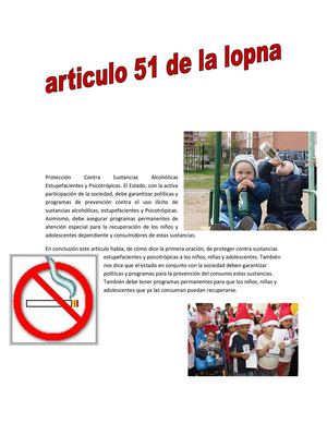 Articulo 51 de la LOPNA