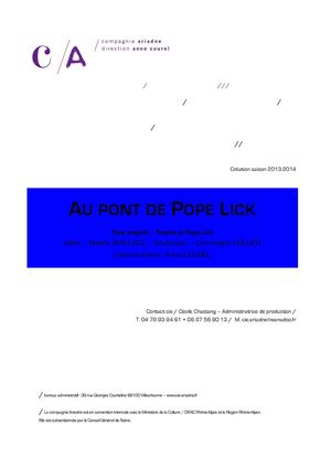 dossier.Au-pont-de-Pope-Lick.Cie-Ariadne.Naomi Wallace.TTA