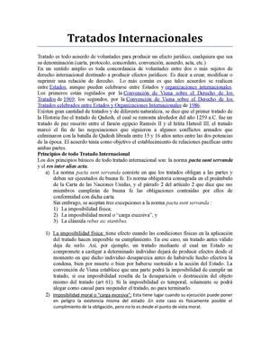 Tratados Internacionales