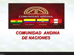 Comunidad Andina de Naciones