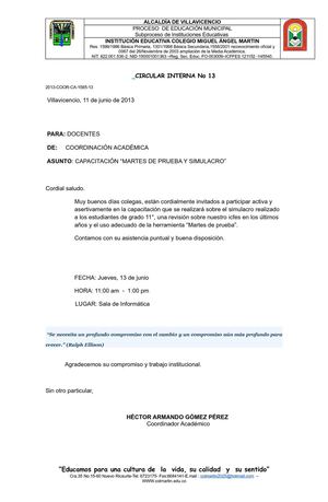 CIRCULAR 11 DE JUNIO DE 2013-CAPACITACIÓN